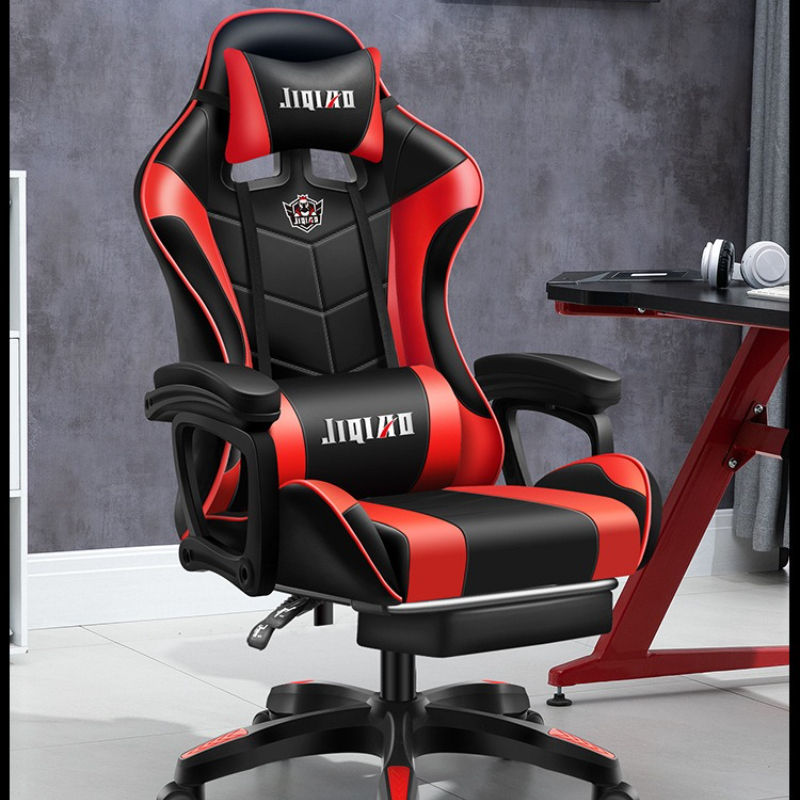 Office Furniture - เก้าอี้เกมมิ่ง เก้าอี้เกมร้านอินเทอร์เน็ต สามารถปรับเอนนอนและยกขึ้นได้ เก้าอี้คอมพิวเตอร์ เก้าอี้เกมมิ่ง