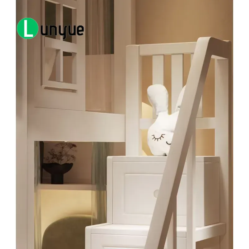 เตียงสองชั้นสไตล์ปราสาทสุดสร้า - Bunk Bed With Stairs And Slide บทวิจารณ์และราคา