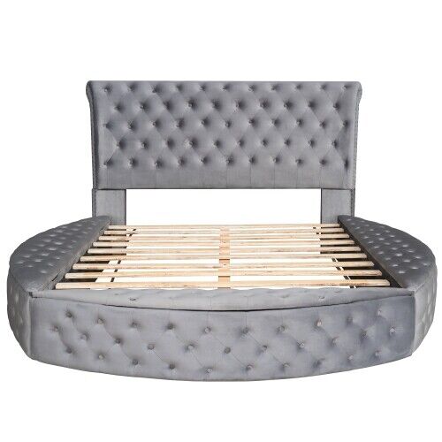 โครงเตียงหุ้มเบาะขนาดคิงควีนไซ - King Size Bed Frame With Storage Drawers บทวิจารณ์และราคา