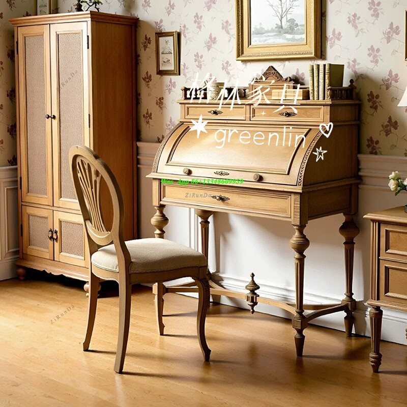 โต๊ะเครื่องแป้งไม้เนื้อแข็งสไต - Tables บทวิจารณ์และราคา