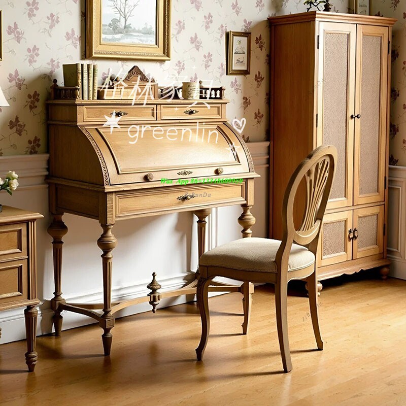 โต๊ะเครื่องแป้งไม้เนื้อแข็งสไต - Tables บทวิจารณ์และราคา