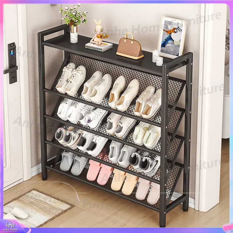 ชั้นวางรองเท้าบางเฉียบหลายชั้น - Shoe Rack Cabinet Narrow Entryway บทวิจารณ์และราคา