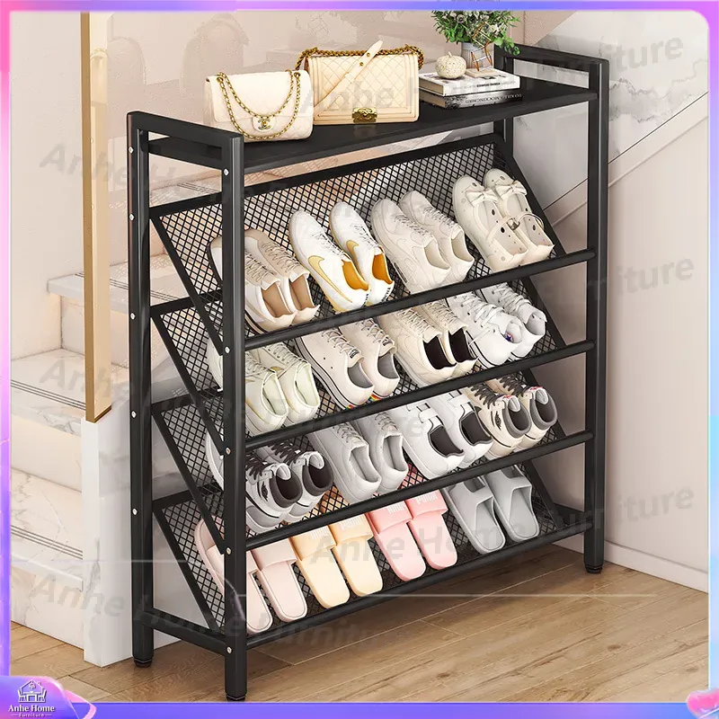 ชั้นวางรองเท้าบางเฉียบหลายชั้น - Shoe Rack Cabinet Narrow Entryway บทวิจารณ์และราคา